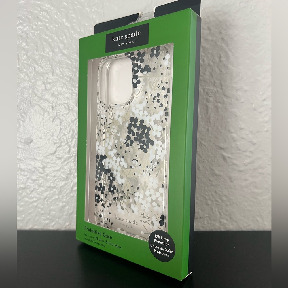 NWT - Kate Spade Floral iPhone 15 Pro Max Phone Case - Picture 3 of 4